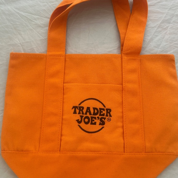 NWT Trader Joe's MINI Canvas Fall Tote Bags Set of 4 Colors - Picture 12 of 14